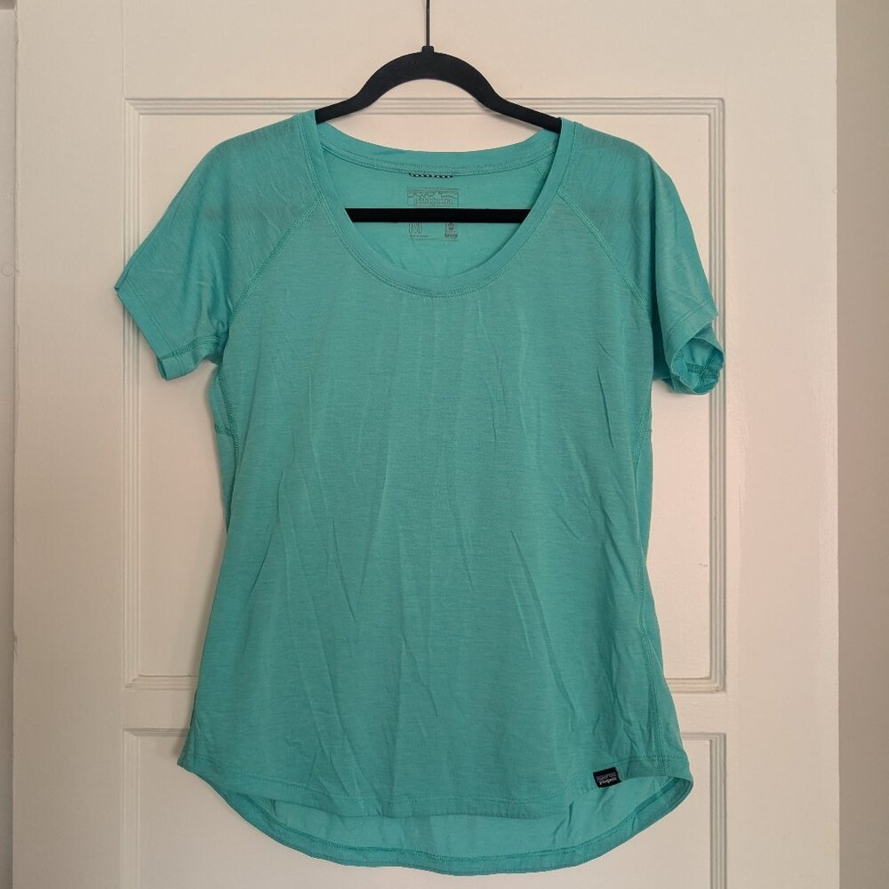 Patagonia Capilene Cool Trail Shirt Teal - Medium
